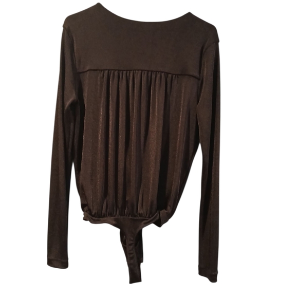 Free People Intimately Black Stretch Womans Bodysuit Size Large - Picture 7 of 8